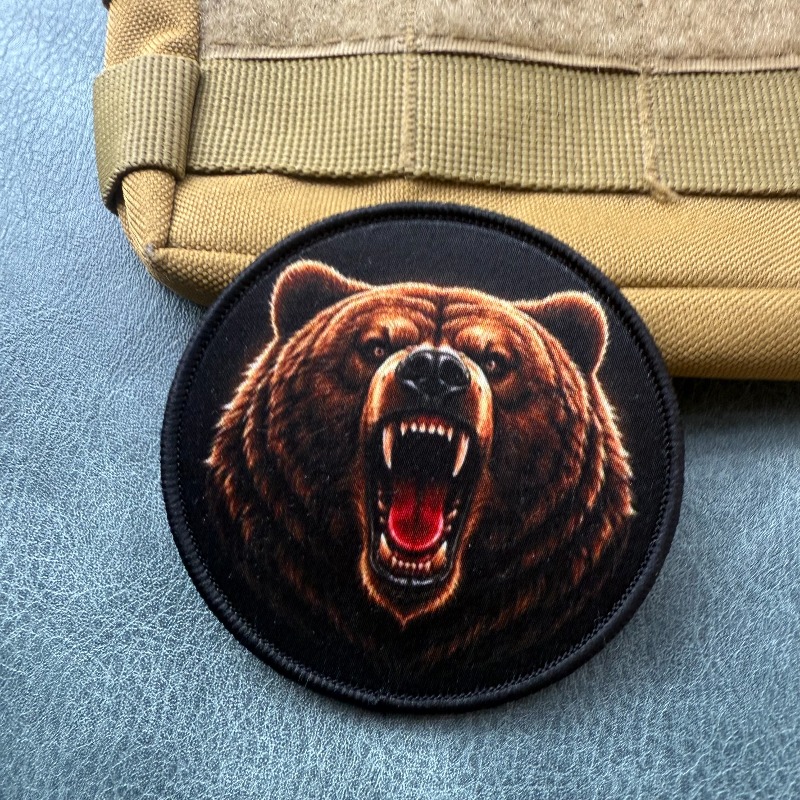 Roaring Grizzly Bear Morale Ba - Urban Backpack Tactical 评论和价格