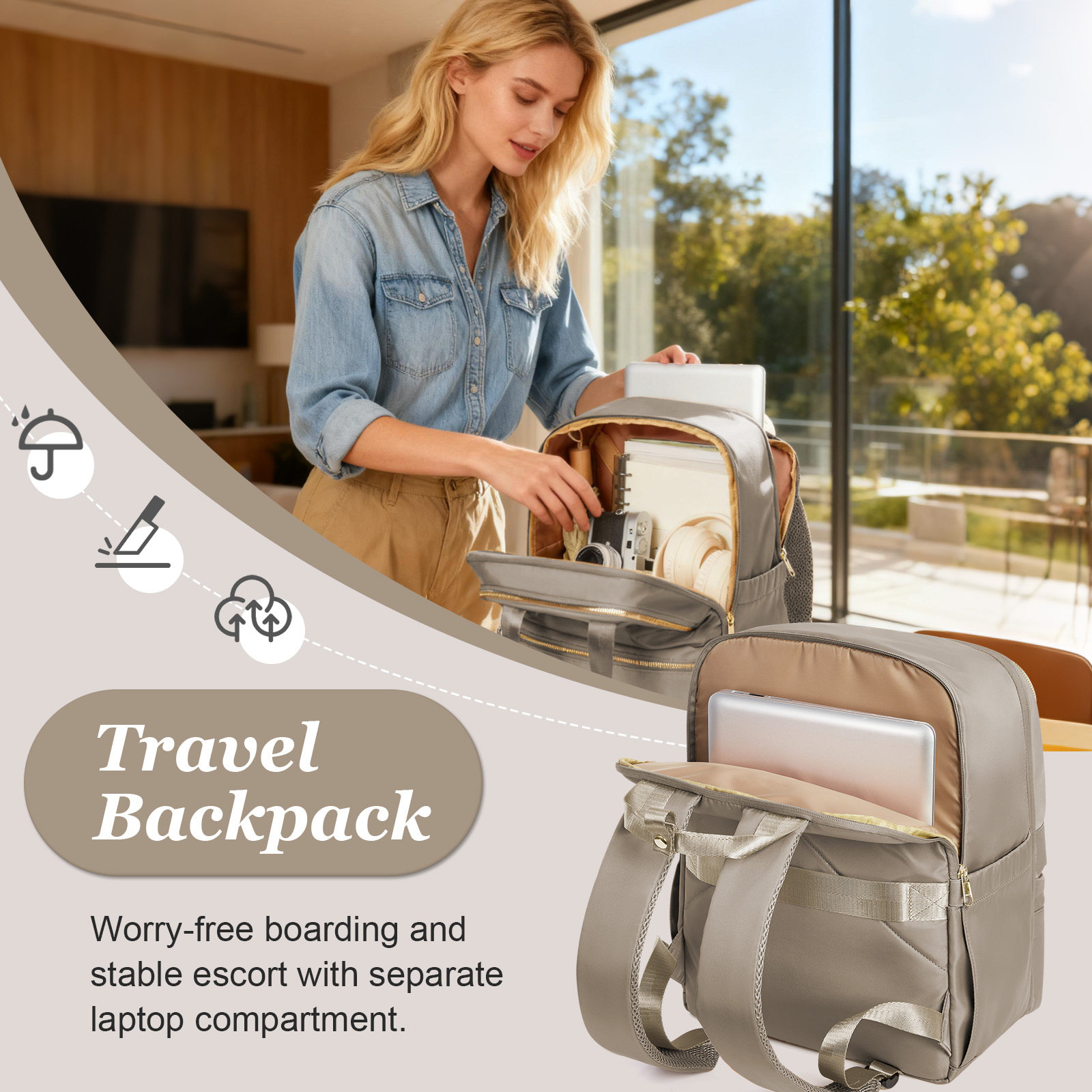 Ryanair 40x30x20 Travel Backpa - Canvas Backpack Casual 评论和价格
